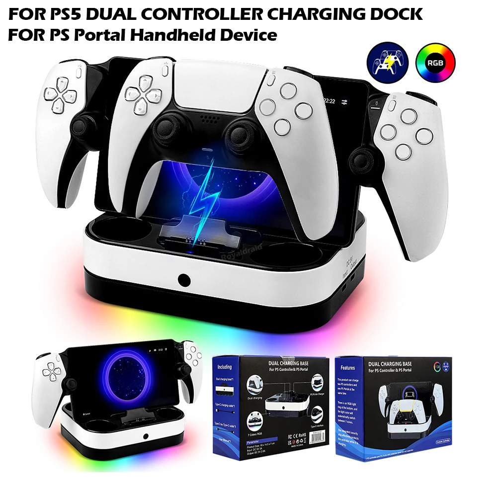 Controller Charging Stand - NUOVO Per PS5 Controller Caricatore Supporto