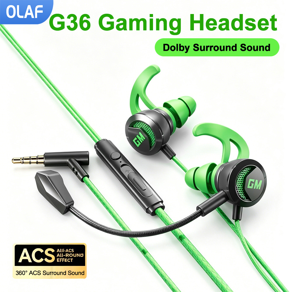 Esports Gaming Phone - Cuffie cablate Type-C/3,5 mm con microfono,