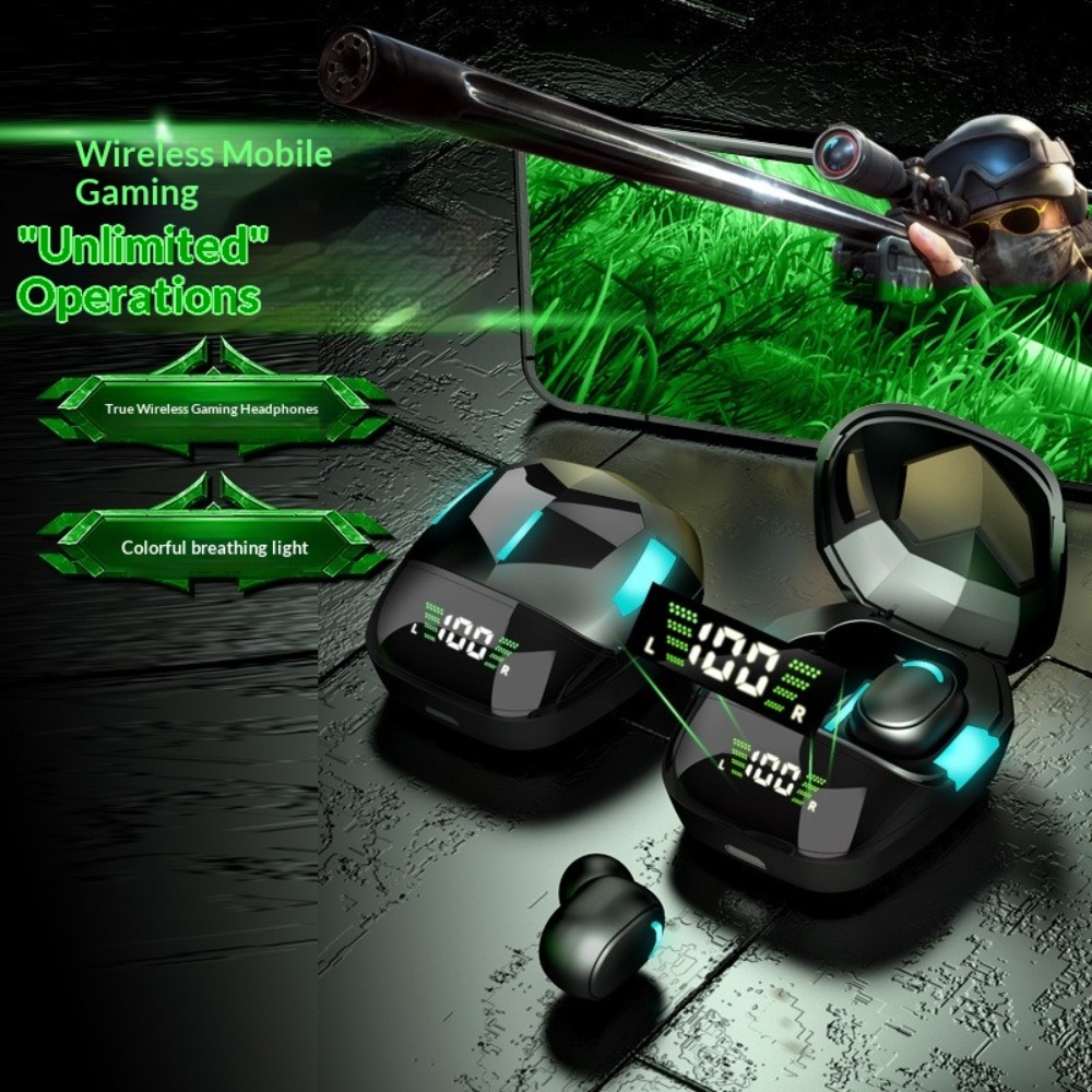 Esports Gaming Phone - Auricolari Bluetooth con Display del Livello