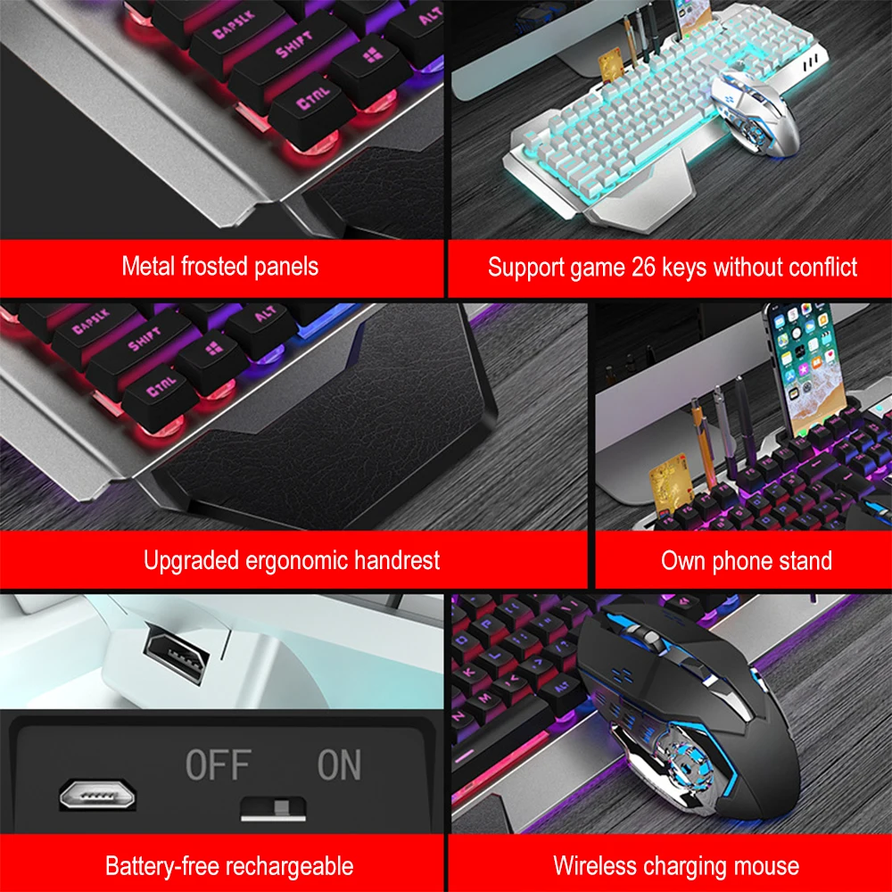 K680 ricaricabile 2.4G wireles - Esports Gaming Keyboard And Mouse recensione e prezzo