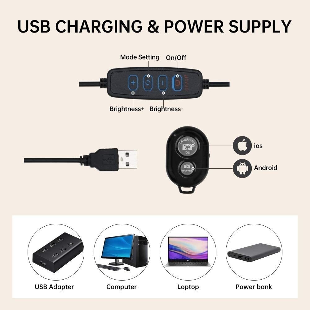 16 cm/26 cm/30 cm LED Selfie A - Webcam Ring Light recensione e prezzo