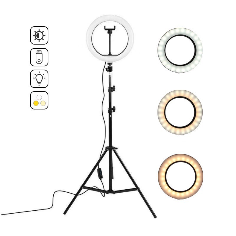 16 cm/26 cm/30 cm LED Selfie A - Webcam Ring Light recensione e prezzo
