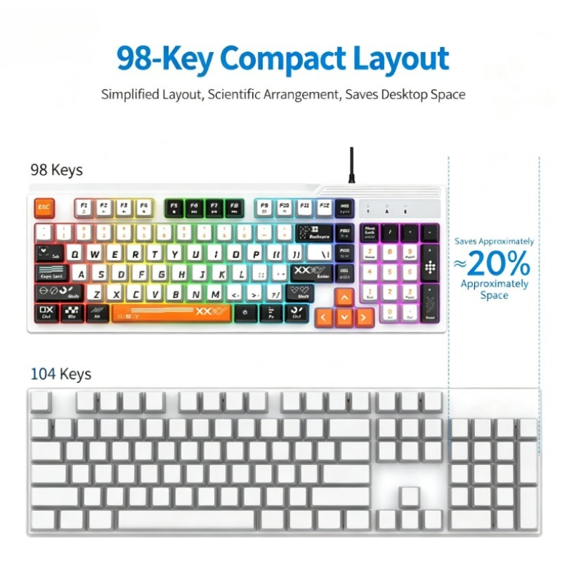 K8pro Set Gaming 3 in 1: Tasti - Esports Gaming Keyboard And Mouse recensione e prezzo