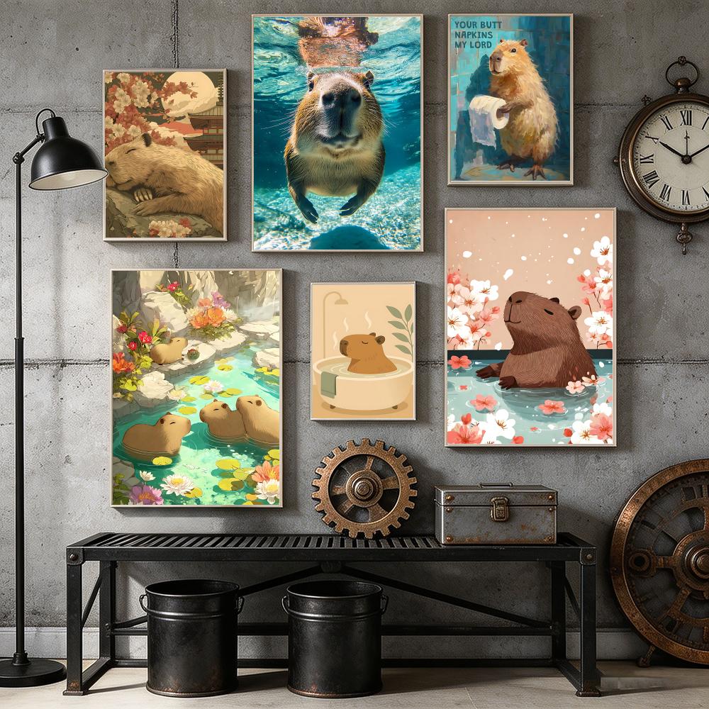 Poster artistico Healing Capyb - Esports Gaming Wallpaper recensione e prezzo