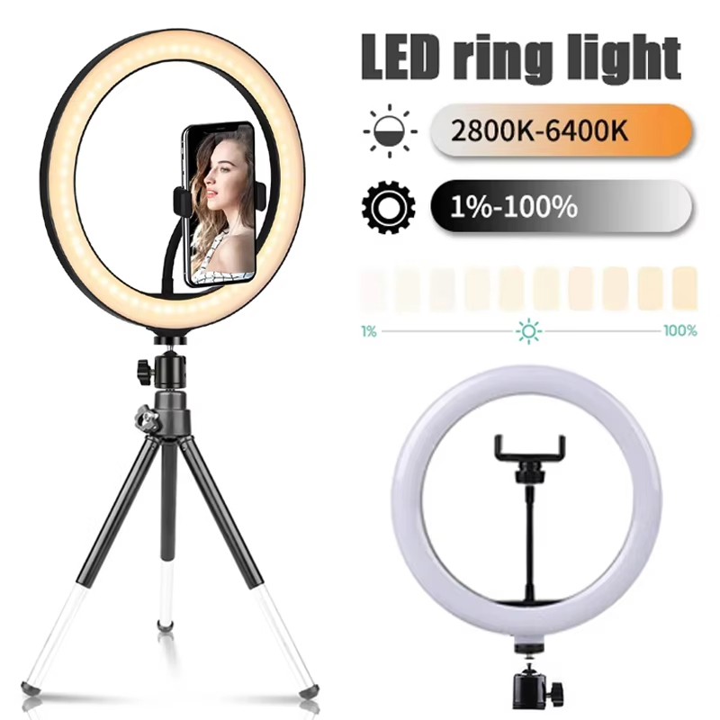 Luce ad anello per selfie da 1 - Webcam Ring Light recensione e prezzo