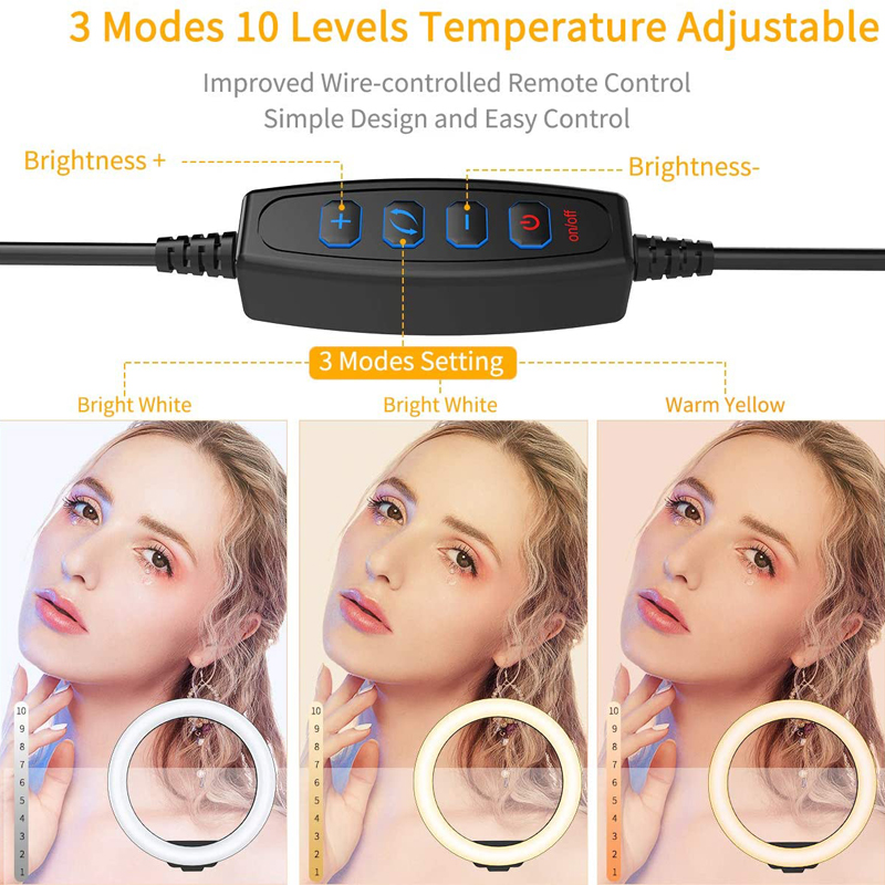 Luce ad anello per selfie da 1 - Webcam Ring Light recensione e prezzo