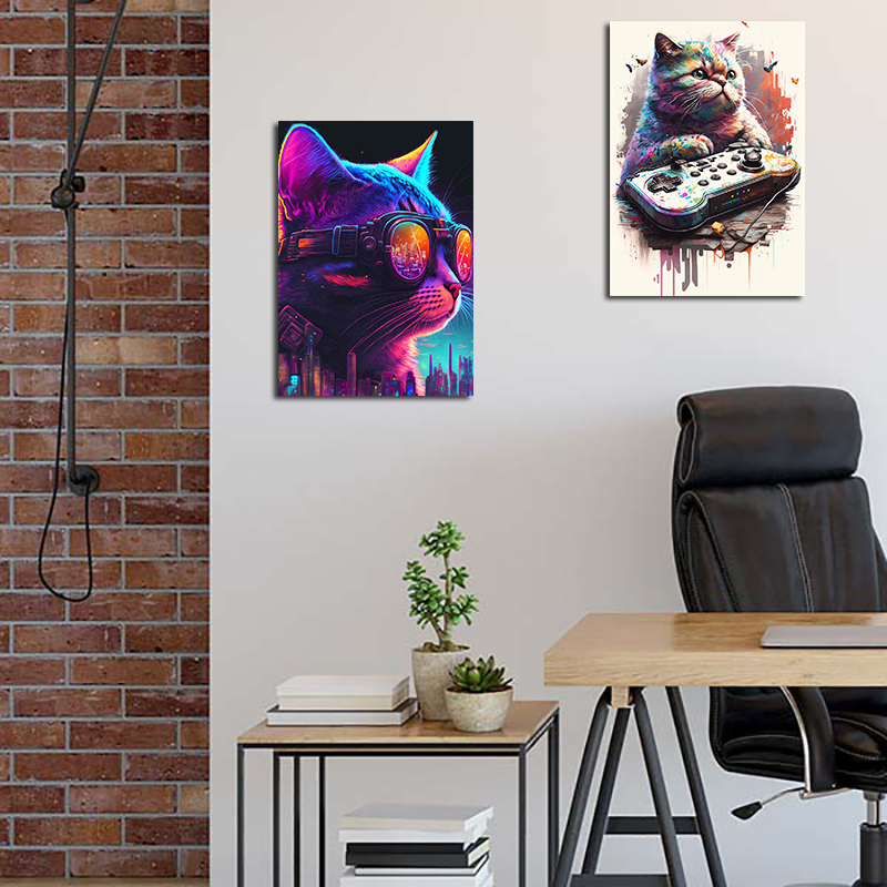 Anni '80 Colorato Punk Neon Ga - Esports Gaming Wallpaper recensione e prezzo