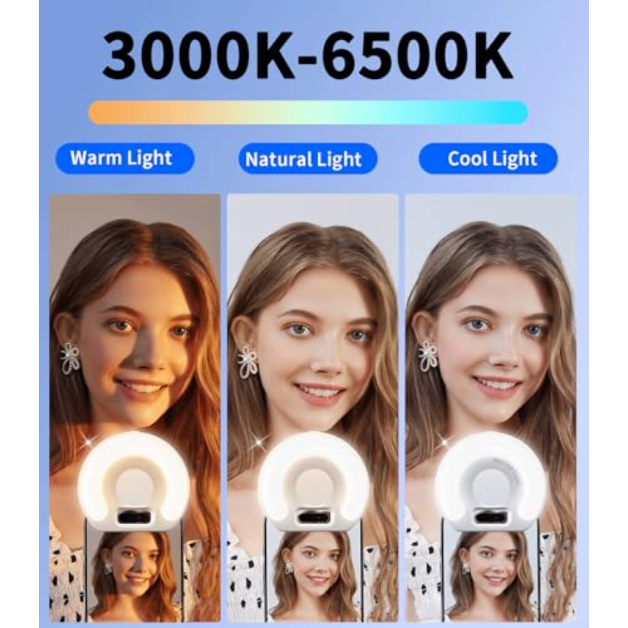 Luce ad anello portatile per t - Webcam Ring Light recensione e prezzo