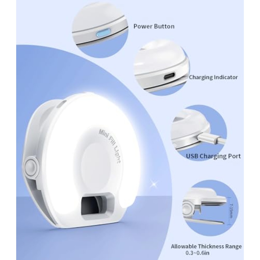 Luce ad anello portatile per t - Webcam Ring Light recensione e prezzo