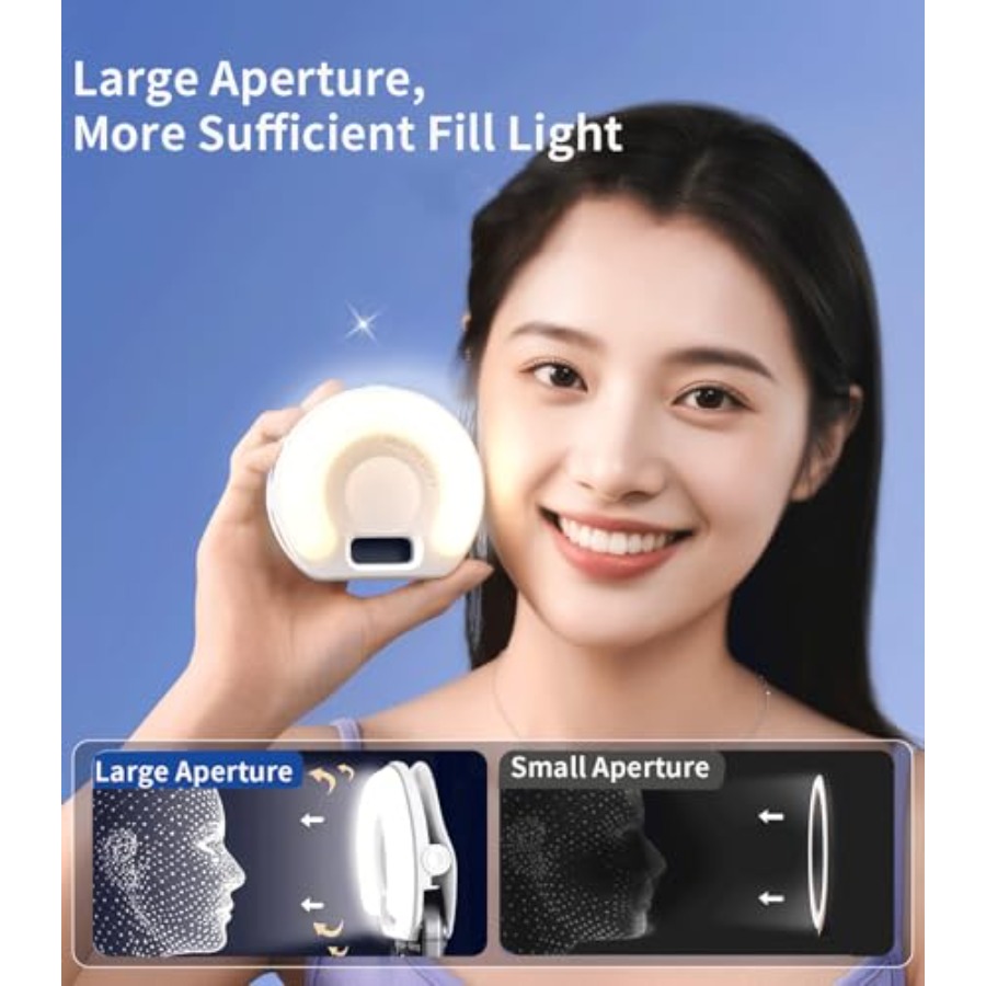 Luce ad anello portatile per t - Webcam Ring Light recensione e prezzo